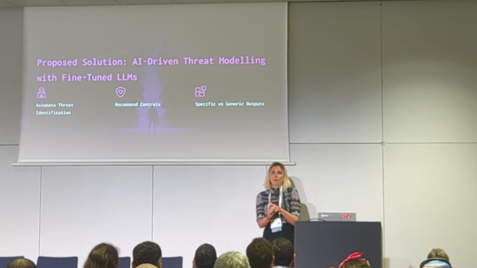 Petra presenting AI-Driven Threat Modelling